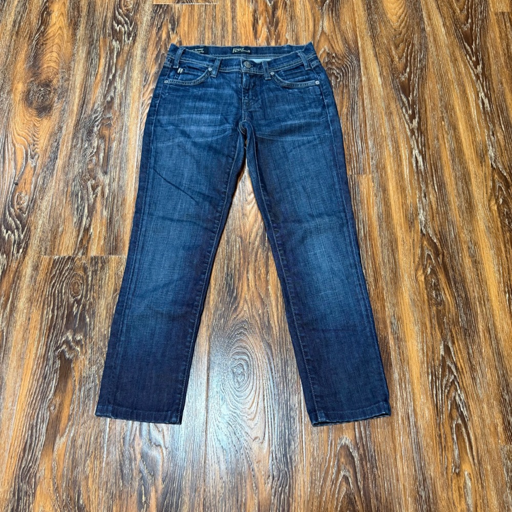 Citizens of Humanity Size 25 X24 Avedon Low Waist Skinny Jeans Dark Wash USA